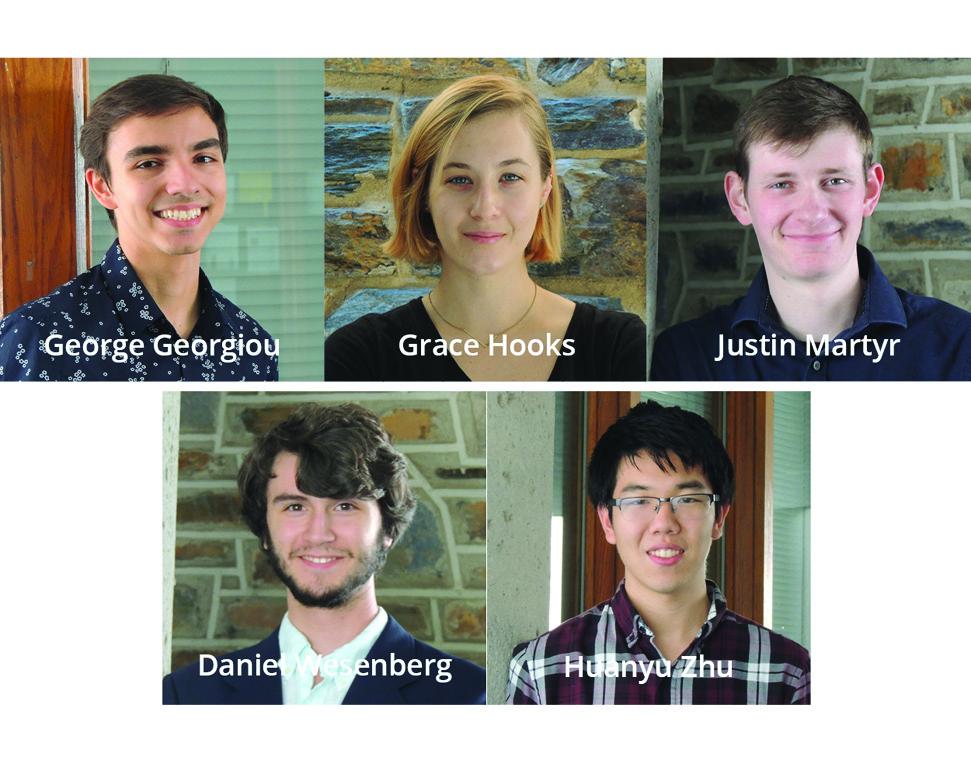 George Georgiou, Grace Hooks, Justin Martyr, Daniel Wesenberg, Huanyu Zhu