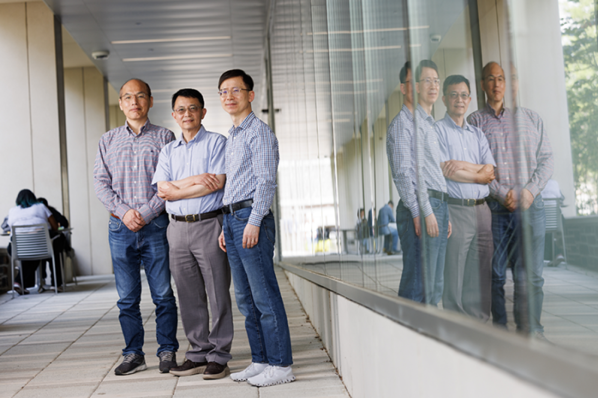 Three researchers