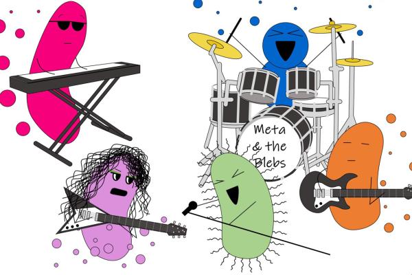 Illustration of Kuehn Lab as a band