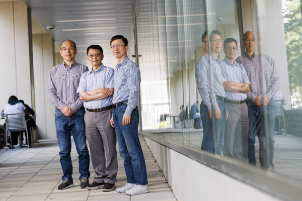 Three researchers