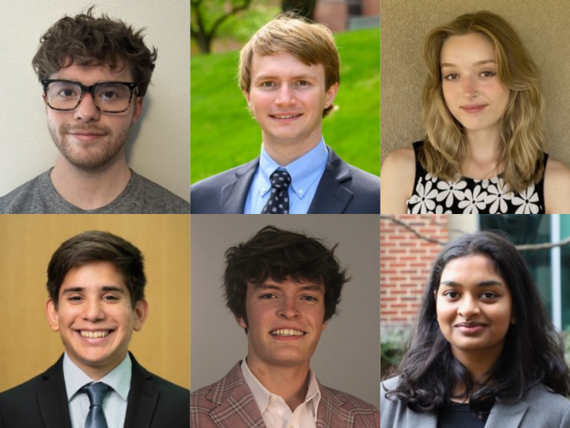 headshots of 6 incoming grad students