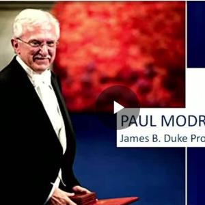 Dr. Paul Modrich at Nobel Prize acceptance