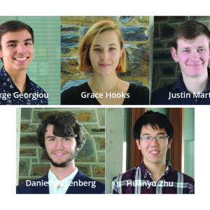 George Georgiou, Grace Hooks, Justin Martyr, Daniel Wesenberg, Huanyu Zhu
