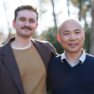 Gus Lowry and mentor Huanghe Yang, PhD
