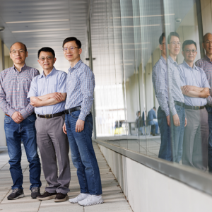Three researchers